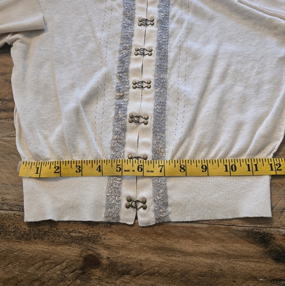 M.O.L. Knits Anthro Linen and Silk Blend Cardigan - Picture 9 of 10